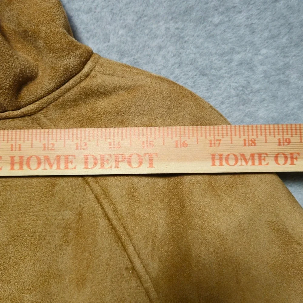 MACKINTOSH Womens Medium Hooded Faux Shearling Zip Jacket Cozy Lined Winter Coat